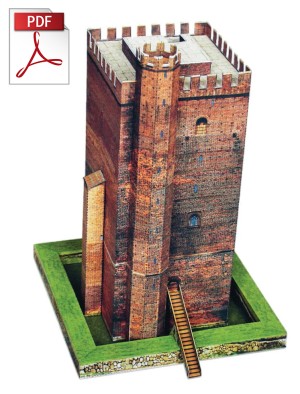 Kärnan of Helsingborg 3D Paper Model PDF Download